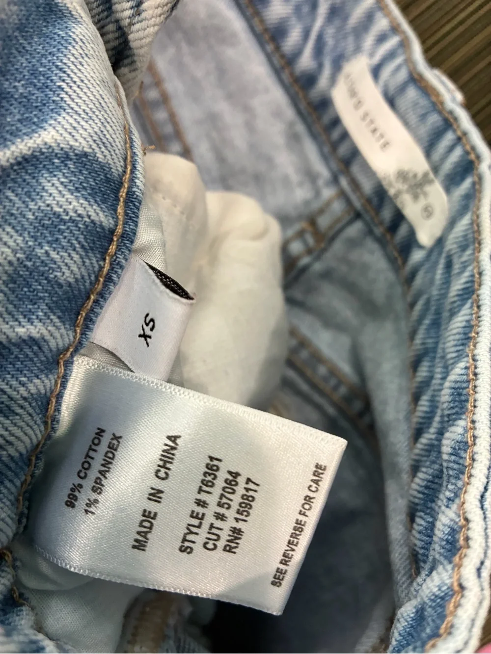 Altar’d State XS  Light Blue Distressed Denim Cutoff Shorts festival concert